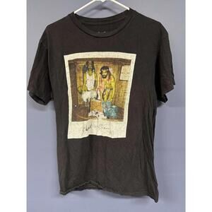 Cheech & Chong Graphic T-Shirt Black Size M 100% Cotton Mad Engine 2020